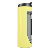 電気ストーブ漫画イラストレーション タンブラー (回転左)