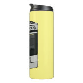 電気ストーブ漫画イラストレーション タンブラー (回転右)