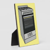 電気ストーブ漫画イラストレーション フォトプラーク (側面)