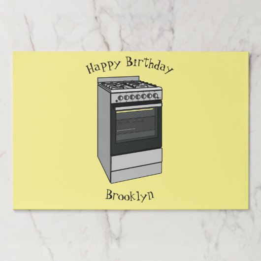 電気ストーブ漫画イラストレーション ペーパーパッド (正面)