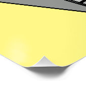 電気ストーブ漫画イラストレーション ポスター (コーナー)