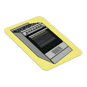 電気ストーブ漫画イラストレーション マグネット (右側)