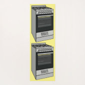 電気ストーブ漫画イラストレーション ヨガマット (裏面)