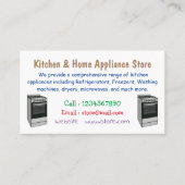 電気ストーブ漫画イラストレーション 名刺 (正面)