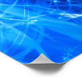 電気スノーフレーク ポスター (角)