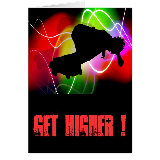 電気スペクトルのスケートボーダー (正面)