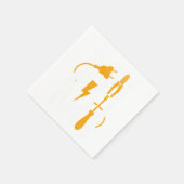 電気ツールリーニマンUSA米国電気技師 スタンダードカクテルナプキン (角)