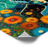 電気デイジーポスタープリント ポスター (角)