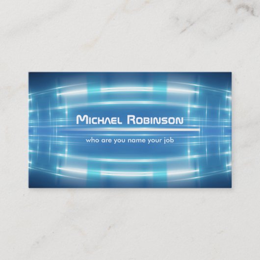 電気デザイン、モダンな名刺 名刺 (正面)