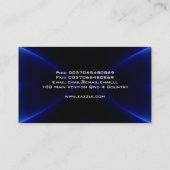 電気デザイン、モダンな名刺 名刺 (裏面)