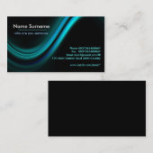 電気デザイン、モダン名刺 名刺 (正面/裏面)