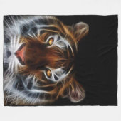 電気トラ フリースブランケット (正面(横))