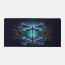 電気トンボ、目を引くネオン動物 デスクマット