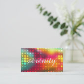 電気ドットカスタマイズ可能 名刺 (スタンド正面)