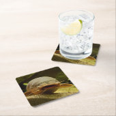 電気ナマズ スクエアペーパーコースター (インサイチュ)