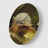 電気ナマズ ラージ壁時計 (傾斜)