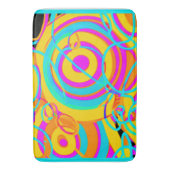 電気ネオンパターンアートデザイン バスマット (正面縦)