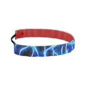 電気ネオンブルーテスラコイル稲妻 アスレチックヘッドバンド (左)