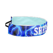 電気ネオンブルーテスラコイル アスレチックヘッドバンド (左)