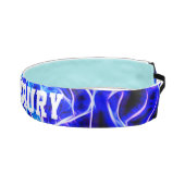 電気ネオンブルーテスラコイル アスレチックヘッドバンド (右)