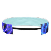 電気ネオンブルーテスラコイル アスレチックヘッドバンド (裏面)