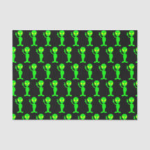 電気ネオン緑か黒い外国の平和ティッシュペーパー