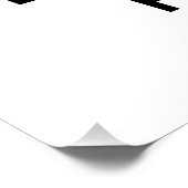 電気ハザード警告の感電シンボル ポスター (コーナー)