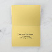 電気ハッピーバースデー カード (内部)