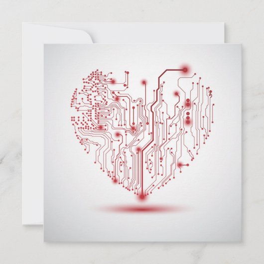 電気ハートの招待状 招待状 (正面)