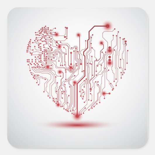 電気ハートシール スクエアシール (正面)