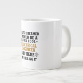 電気ハードウェア技術者 ジャンボコーヒーマグカップ (正面右)