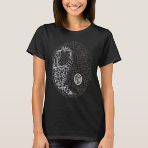 電気バランスシンボル都市 Tシャツ