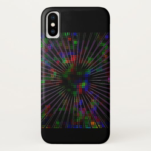 電気バーストデザイン Case-Mate iPhoneケース (裏面)