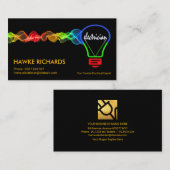 電気パルス充カラフル電電球 名刺 (正面/裏面)