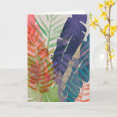 電気パーム カード (黄色い花)