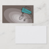 電気ビーターのミキサーのベーキングの料理ビジネス車 名刺 (正面/裏面)