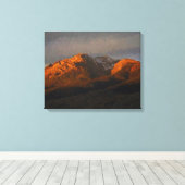 電気ピーク キャンバスプリント (インサイチュ (ウッドフロア))