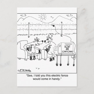 電気フェンスが便利だと言ったろ ポストカード