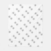 電気プラクリックグをカスタマイズカラーデコールに フリースブランケット (正面)