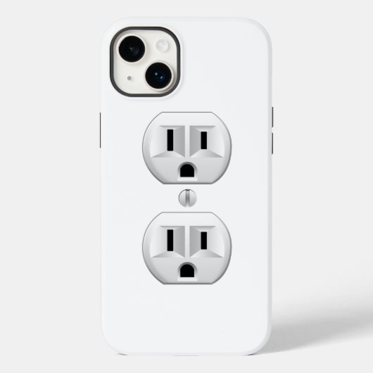 電気プラクリックグをカスタマイズカラーデコールに Case-Mate iPhoneケース (裏面)