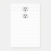 電気プラグの壁コンセントのおもしろいはこれをカスタマイズ ポストイット (正面)