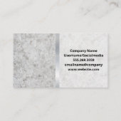 電気プラグアイコン |ハードハット 名刺 (裏面)