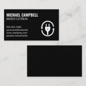 電気プラグアイコン 名刺 (正面/裏面)