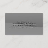 電気プラグアイコン | 電気技師 名刺 (裏面)