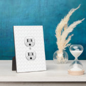 電気プラグ壁コンセントおもしろいカスタマイズThis フォトプラーク (側面)