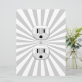 電気プラグ壁コンセントカスタマイズおもしろい! (スタンド正面)