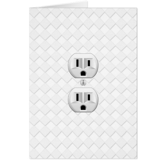 電気プラグ壁コンセントカスタマイズおもしろい (正面)