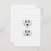 電気プラグ壁コンセントカスタマイズおもしろい (正面/裏面)