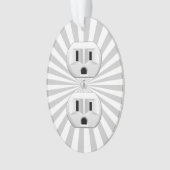 電気プラグ壁コンセントカスタマイズおもしろい! オーナメント (正面)