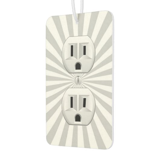 電気プラグ壁コンセントカスタマイズおもしろい! カーエアーフレッシュナー (左)